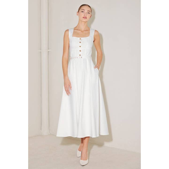 Solid Midi Dress for wholesale by omgstyles