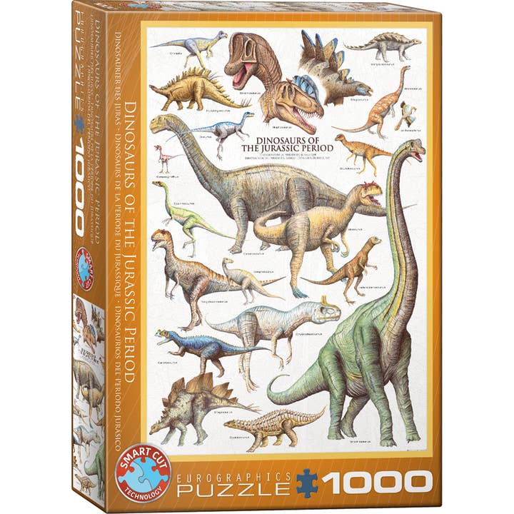 Dinosaurs of the Jurassic Period for wholesale by Eurographics Puzzles Europe