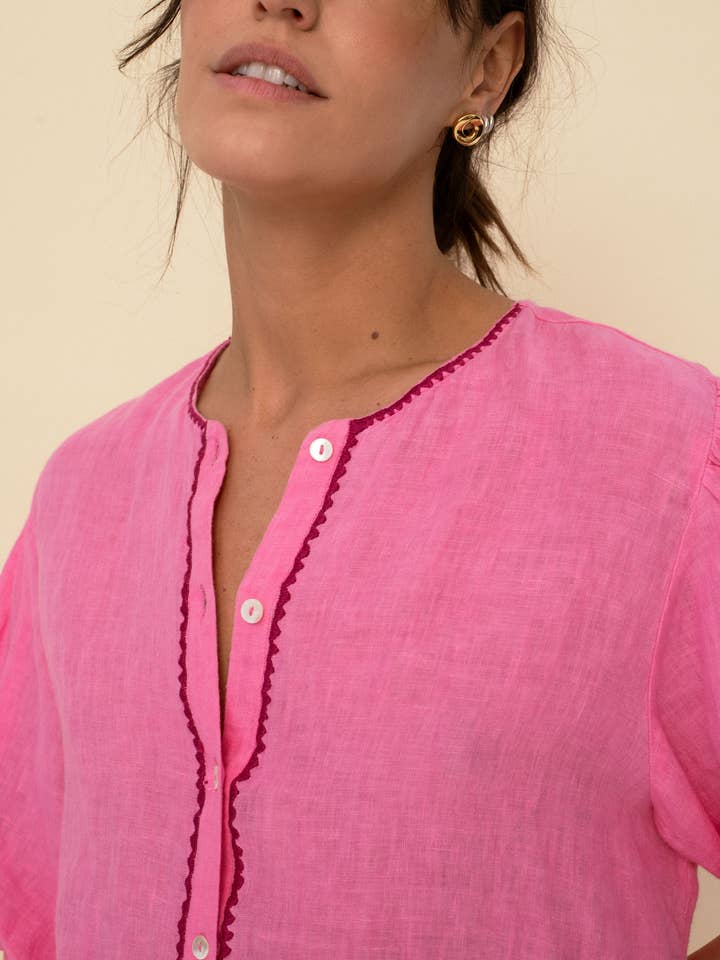 Sonmer Shop USA - Wholesale Blouse - Women's - Mily Blouse PinkÂ