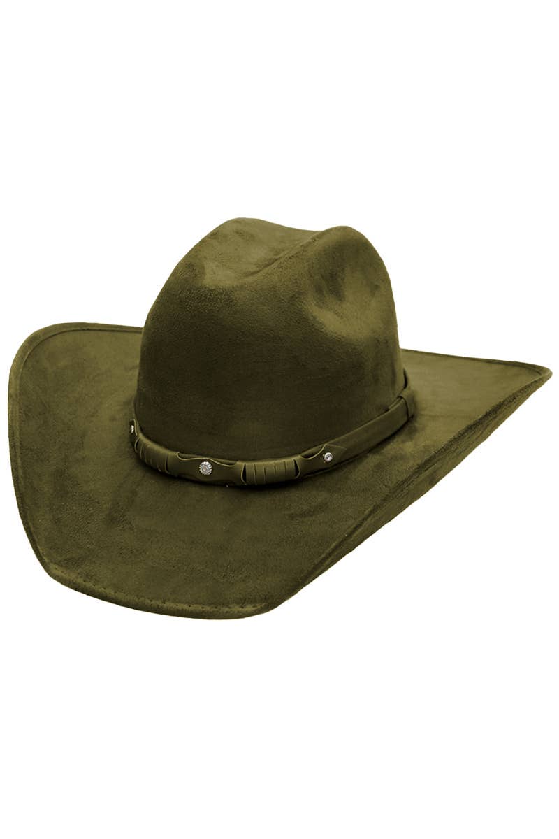 Cap Zone – Engroshandel Cowboyhat - Dame – Falsk nubuck ruskind cutter cowboyhat33