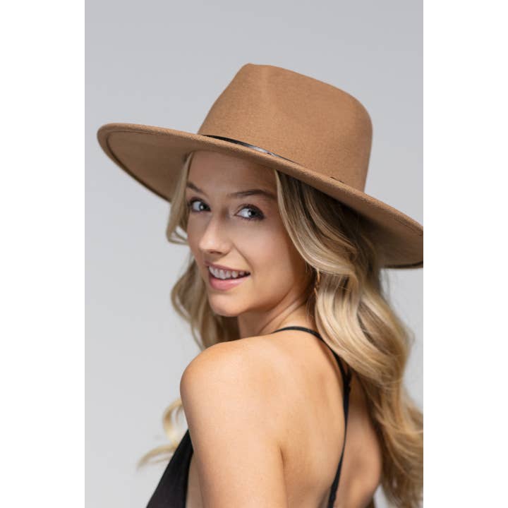 Urbanista - Wholesale Fedora - Women's - 100% Wool Leather Trim Panama Hat9