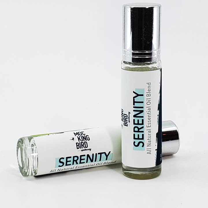 Roller Serenity Relax & Wind Down con oli essenziali per la vendita all'ingrosso da parte di Mockingbird Apothecary