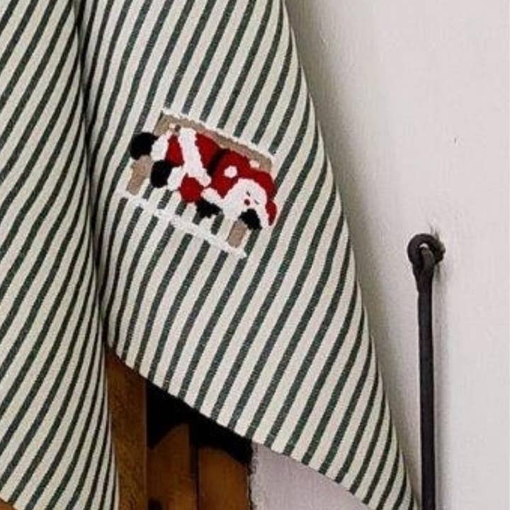 BUSATTI - Wholesale Tea Towel - GREEN POMEGRANATE CHRISTMAS TOWEL4