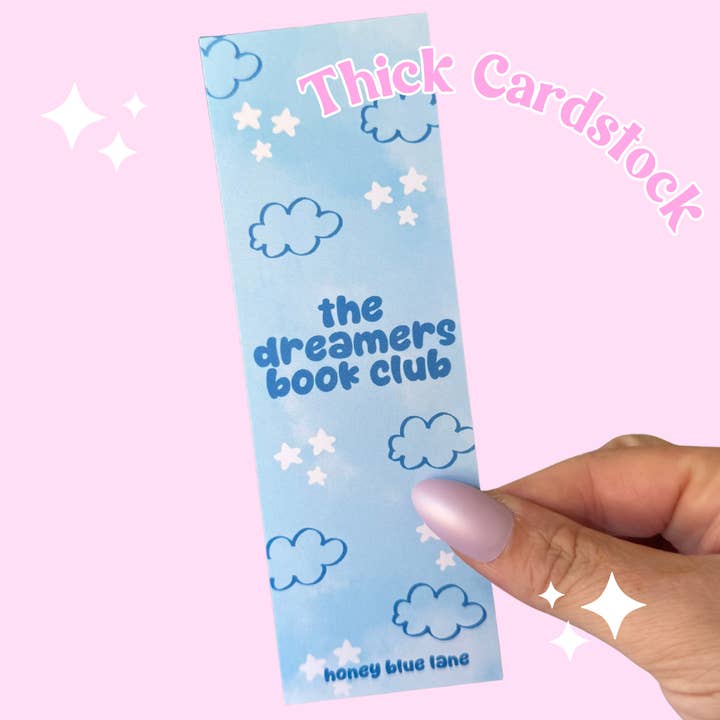 Dreamers Cardstock Book Mark (Quirky, Funky, Kawaii,Y2K) for wholesale by Honey Blue Lane