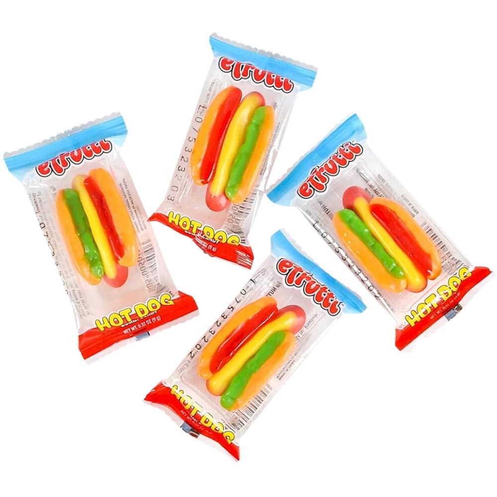 Sugar Bear Candy - Wholesale Gummy - e.frutti Gummy Hot Dogs 60 ct.2