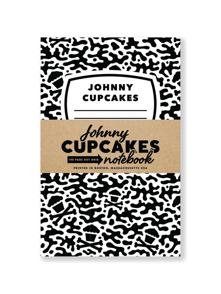 JC Composition Notebook - 100 Page Dot Grid for wholesale by Johnny Cupcakes