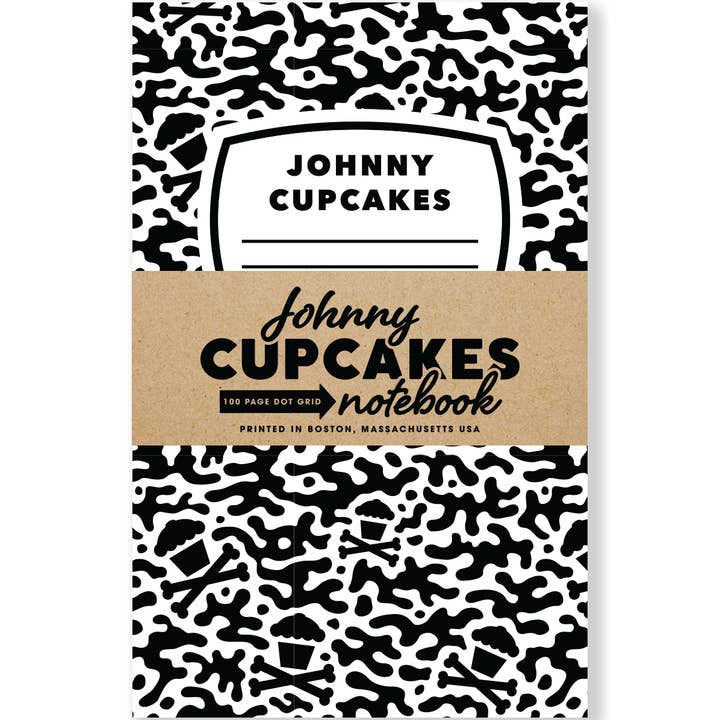 JC Composition Notebook - 100 Page Dot Grid för wholesale av Johnny Cupcakes