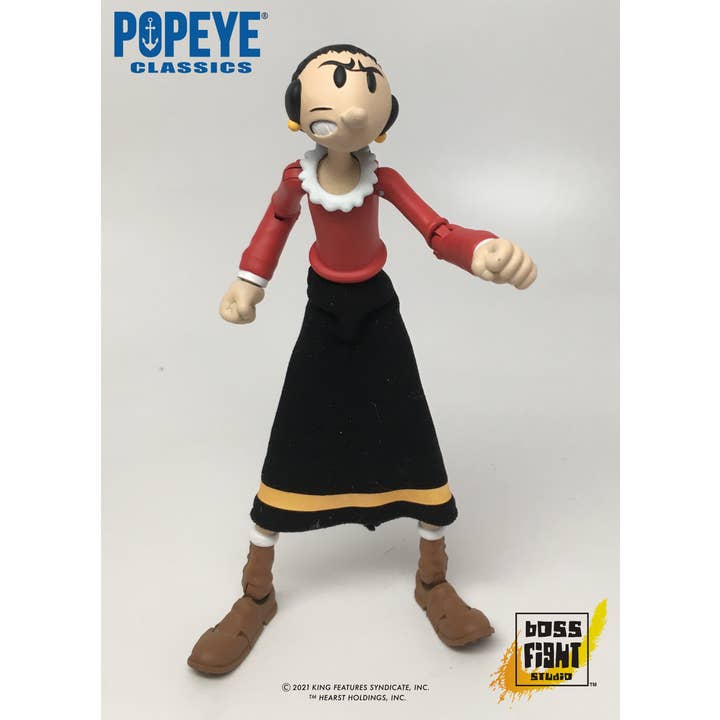 Boss Fight Studio Llc - Wholesale Figurine Toy - Kids - Popeye Classics Action Figure: Olive Oyl7