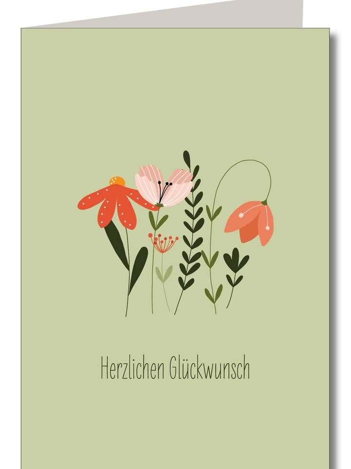 grøn forår eng for engroshandel hos KEITCARDS