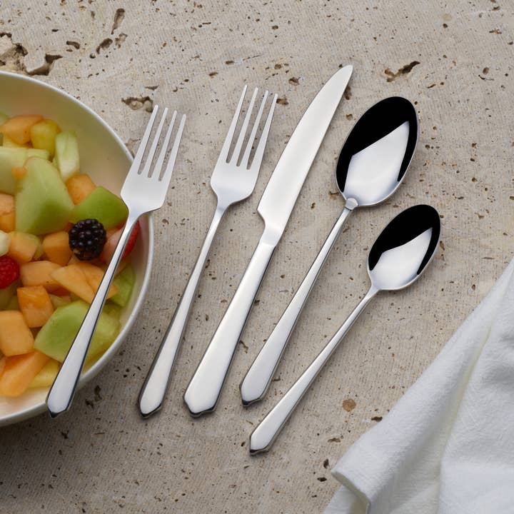 Lifetime Brands Silverwarehouse - Wholesale Flatware Set - Towle Living Forged Zia 20PC1