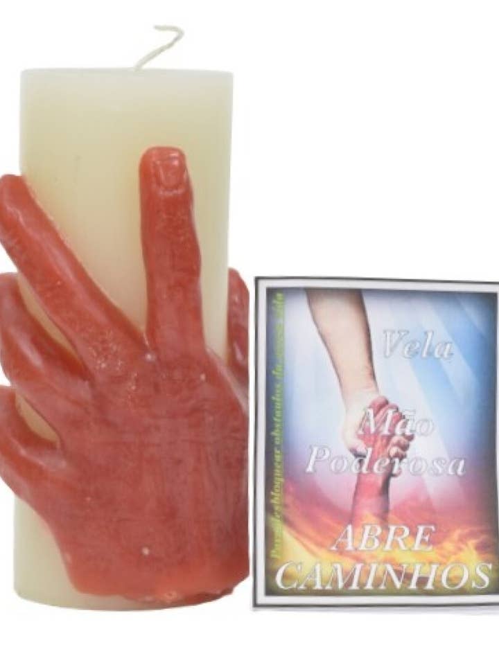 Kraftfull Hand Vägöppnare Ljusstake för wholesale av AUM Fragrances