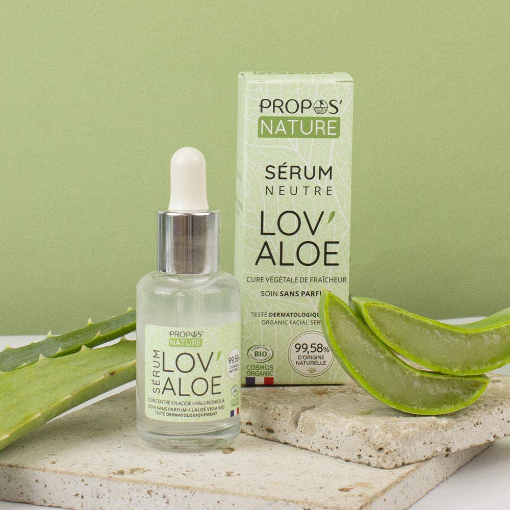 Propos'Nature - Wholesale Facial Serum/Concentrate - Bio Serum - Organic Aloe Vera & Hyaluronic Acid - 30ml