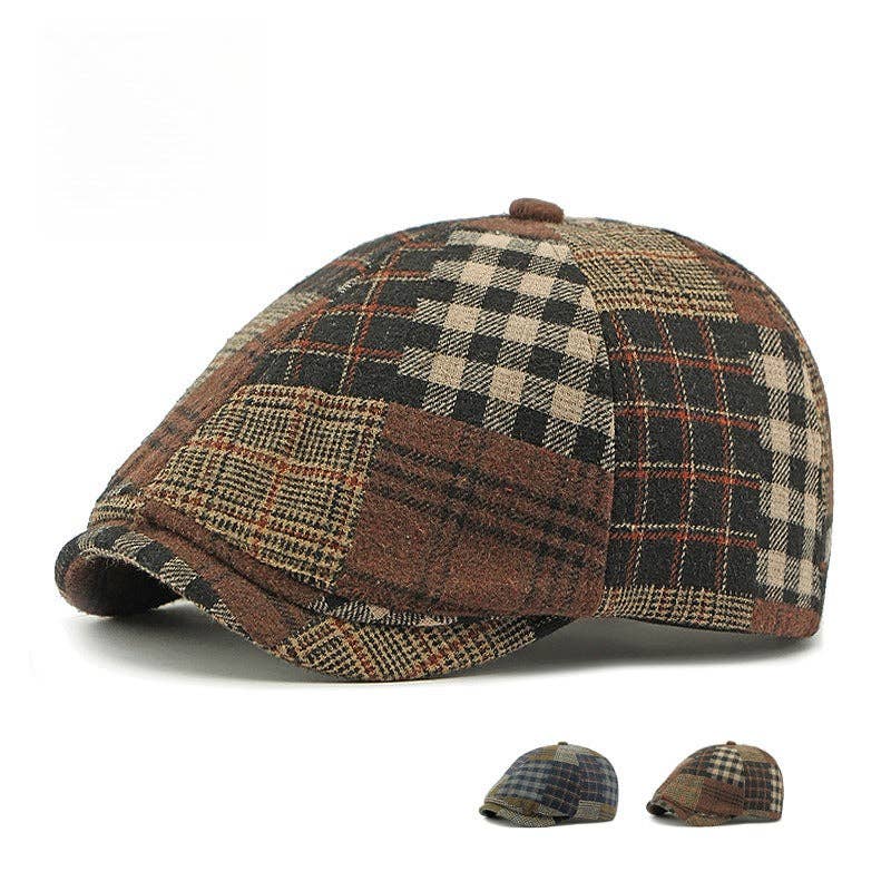 alberalkirk - Wholesale Newsboy/Schoolboy Hat - Women's - Six Panel Adjustable Newsboy Cap  M5A2672