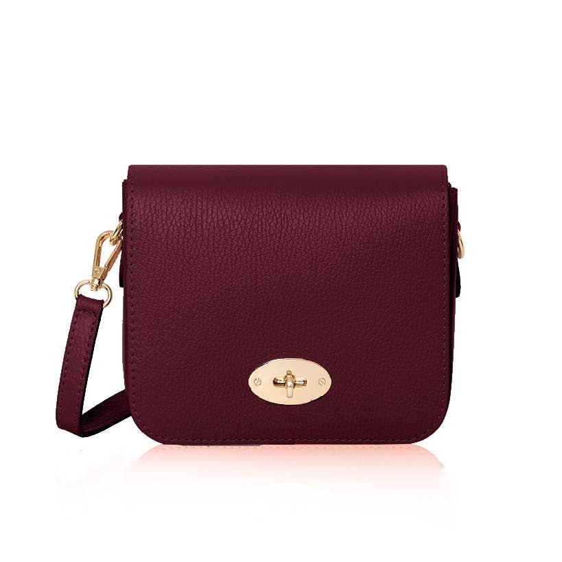 MONTTE DI JINNE - Wholesale Crossbody Bag - Women's - Italian Genuine Leather Crossbody Bag with Metal Clasp4