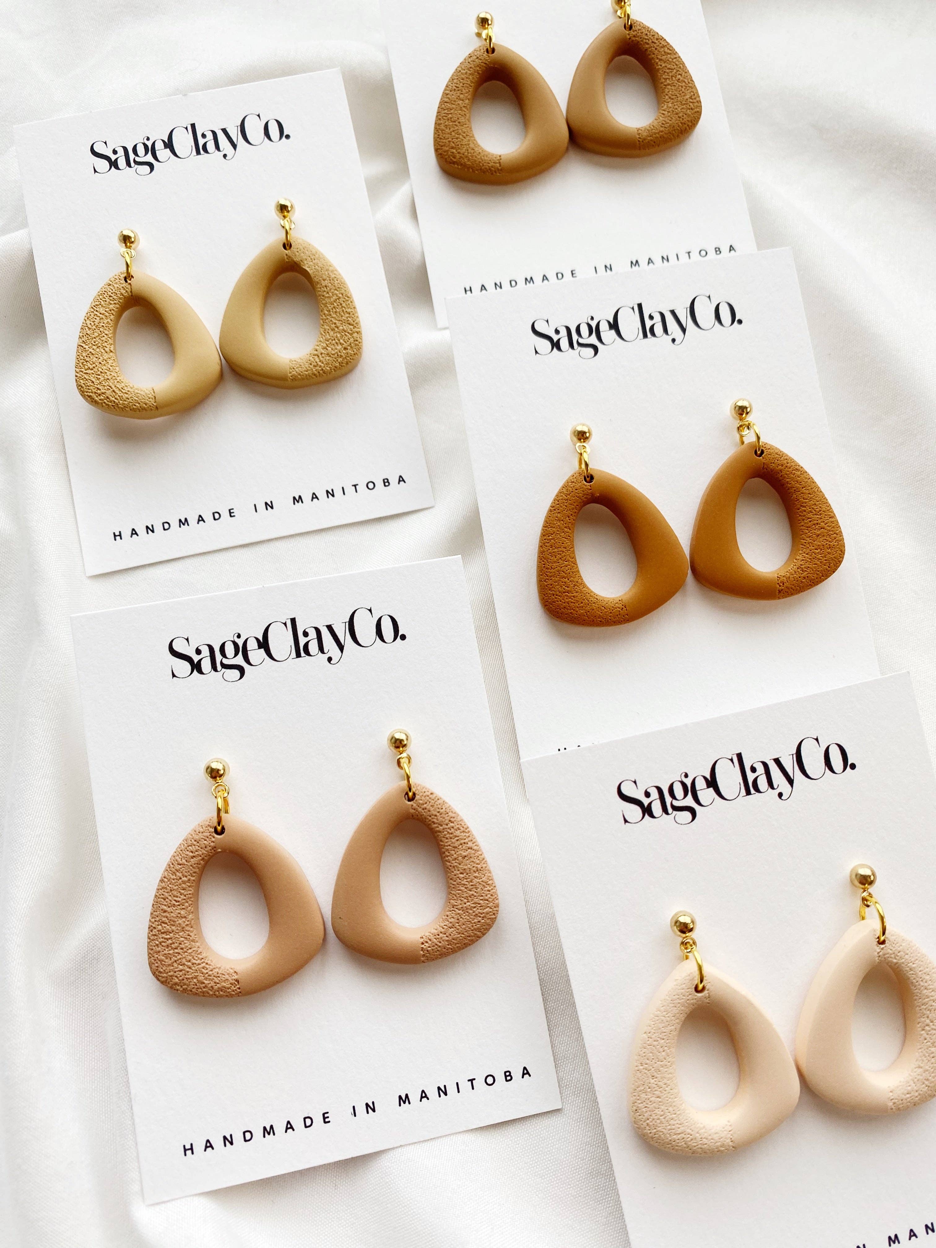 SageClayCo – wholesale Dangle earrings – Miley | Handmade Polymer Clay Earrings4