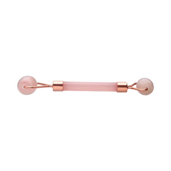 Vives de la Cortada S.L - Wholesale Body Massager - Rose quartz double roller massager1