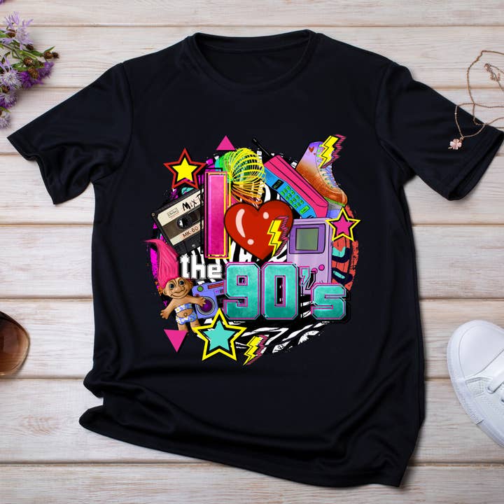 I Heart 90s Shirt for wholesale by Heartmade By Heather Marie, LLC