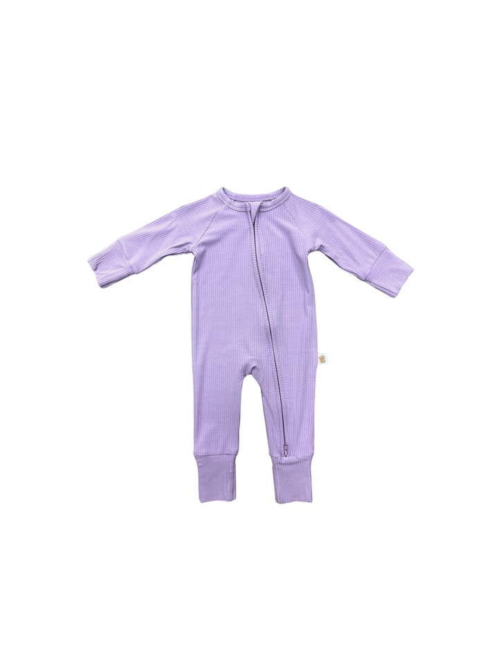 Lavender Ribbed Zip Jam for wholesale by Toast + Jams