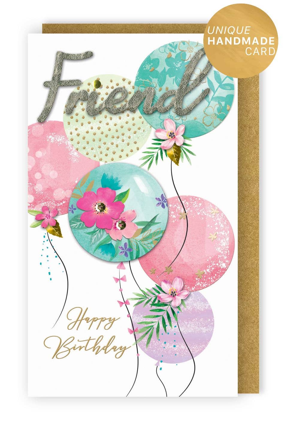 Second Nature Ltd - Wholesale Birthday card - Friend Birthday - Balloons - Champagne - Second Nature0