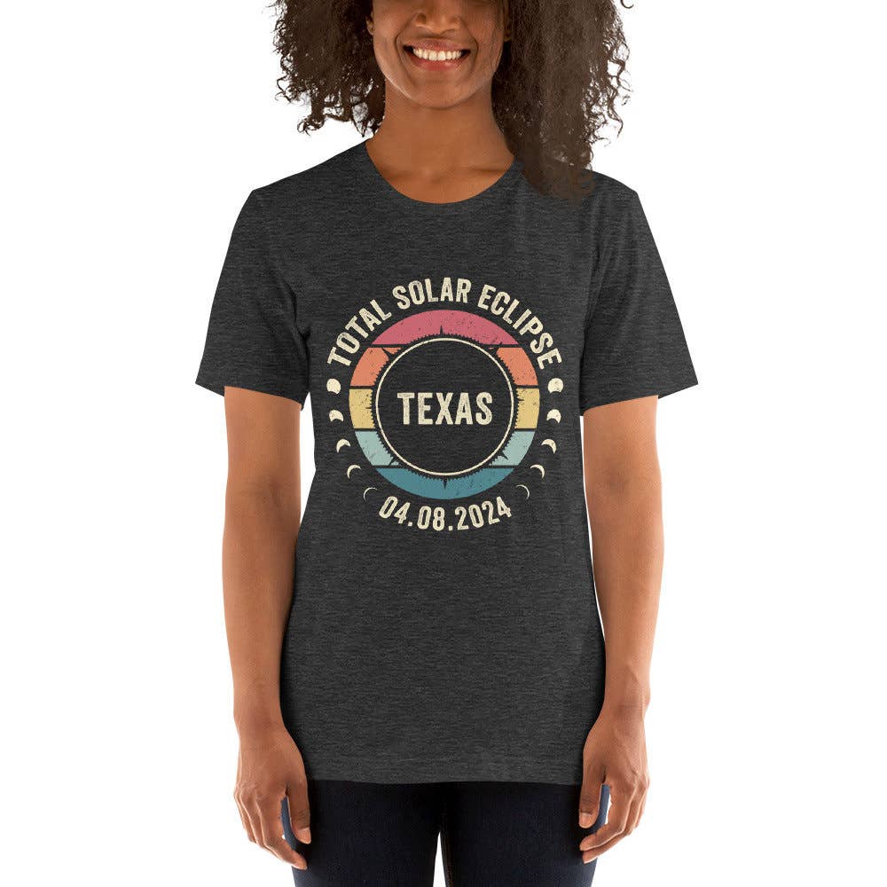 NVC Ecommerce LLC - Wholesale T-Shirt (Graphic) - Unisex - Solar Eclipse 2024 Shirt, Custom State City, Sun Moon Shirt1