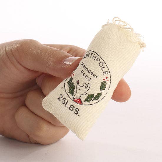 Factory Direct Craft - Vente Accessoire de poupée – enfant - Sac de nourriture pour rennes du pôle Nord miniature de 3-1/4"2