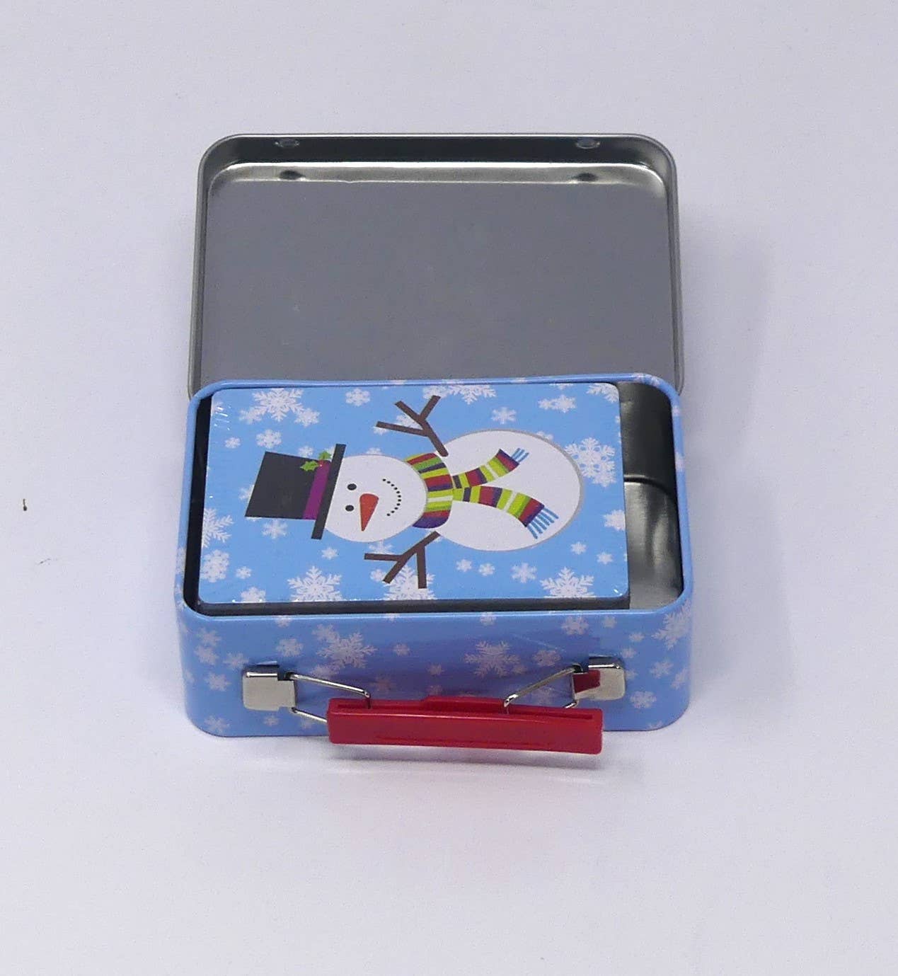 Best Value Products - Wholesale Playing Cards - Winter Theme Tin with 2 decks of playing cards1