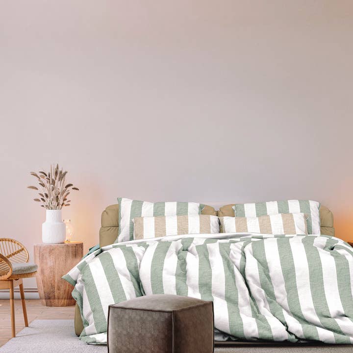 Set copripiumino Quinn 140 blu mare profondo per la vendita all'ingrosso da parte di Heckettlane