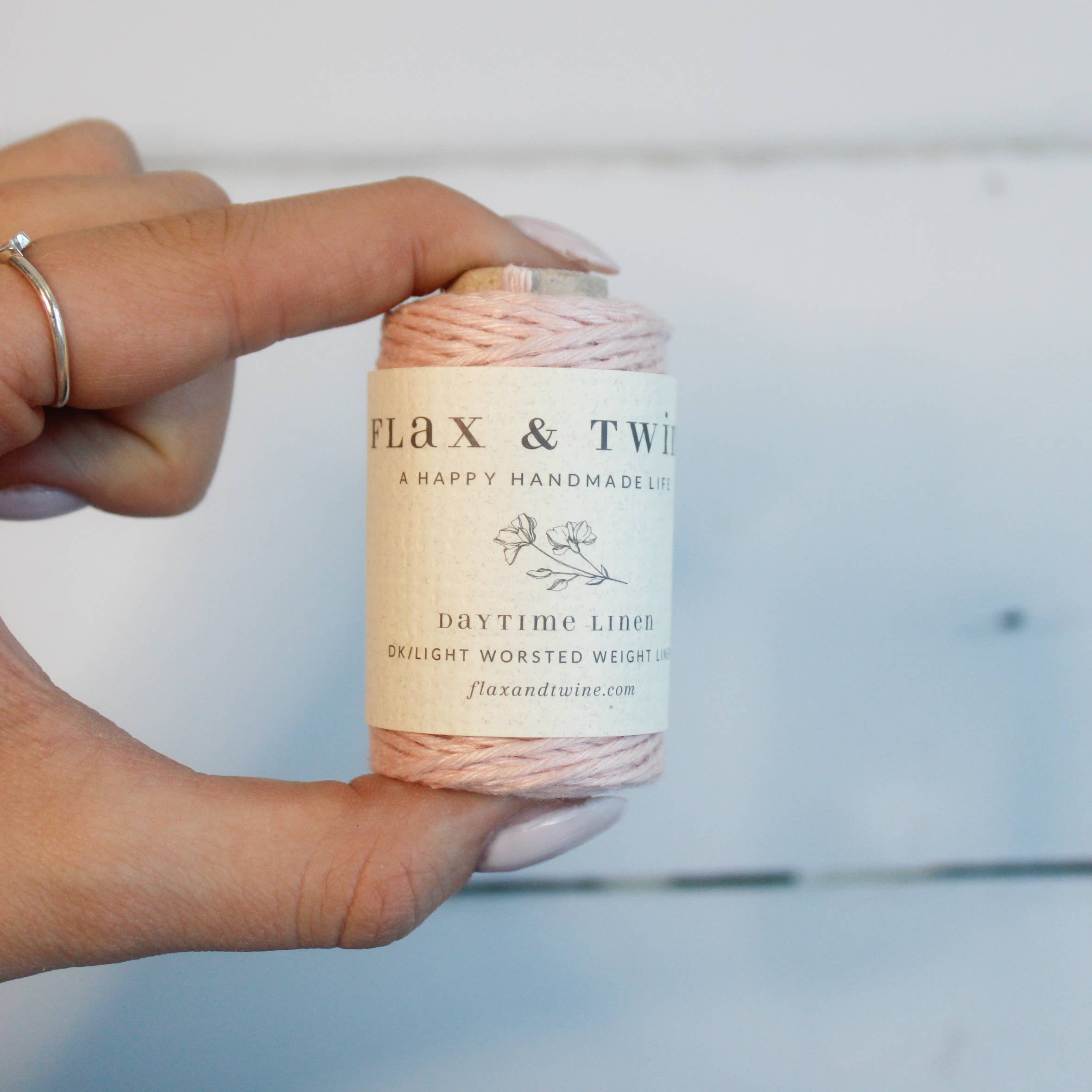 Flax & Twine – Fio por atacado – Roupa diurna de linho e barbante - DK/peso leve penteado9