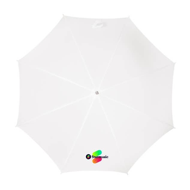 eBuyGB Craft Blanks - Wholesale Umbrella - Unisex - 23" Blank White Wedding Umbrella Sublimation Automatic Wood4