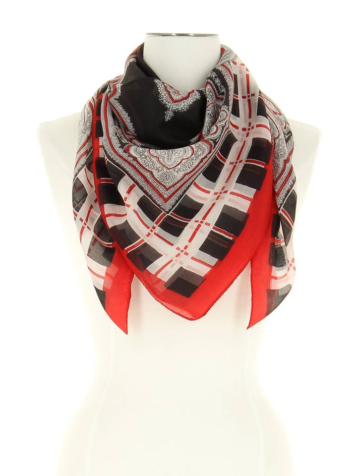 CARRE ANTILLAS - 100% SILK for wholesale by DIWALI PARIS