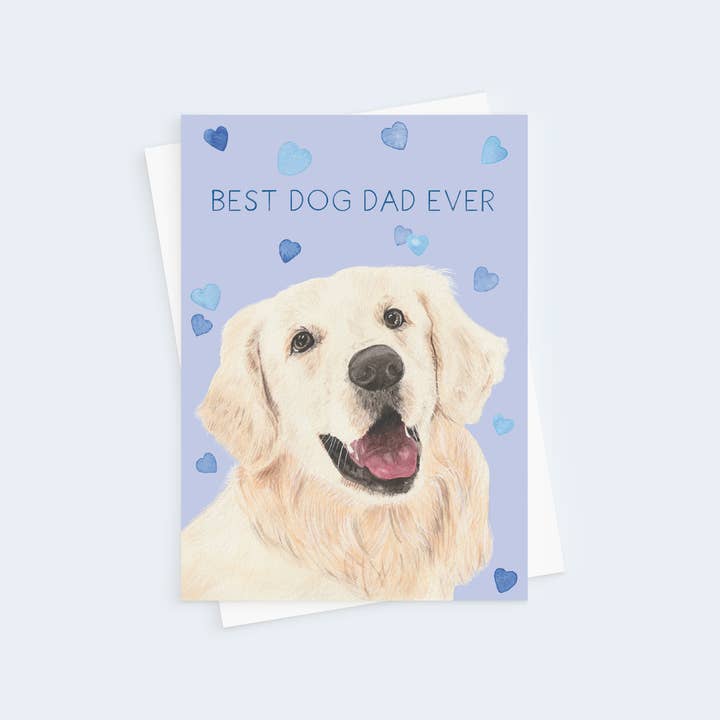 Melhor cartão de saudação do pai de cachorro por atacado de Holywood Design