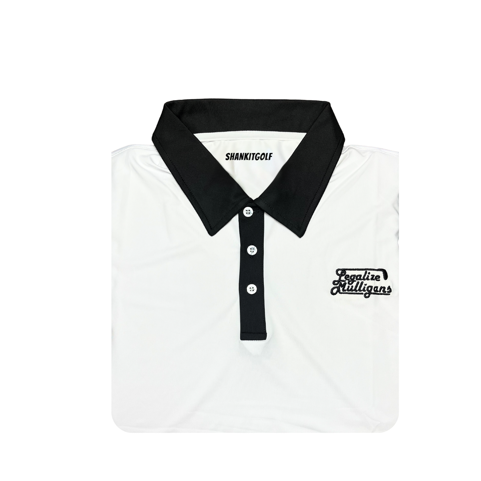 Wholesale Legalize Mulligans White Polo for your store - Faire