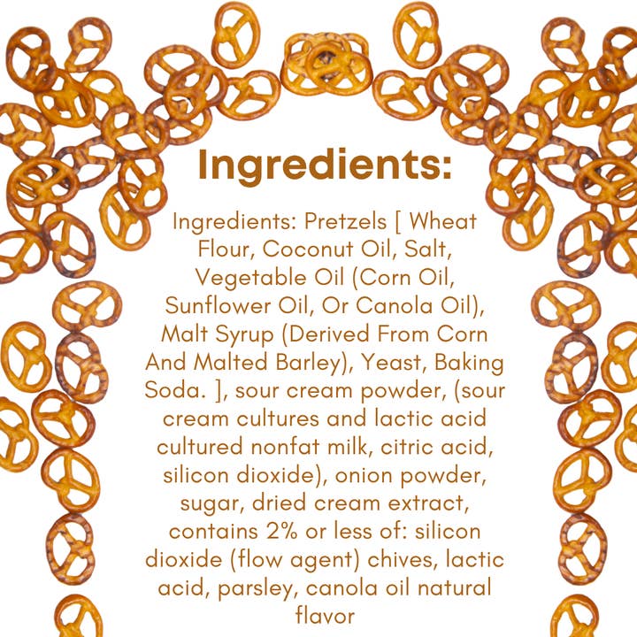 Wanted Snacks LLC - Wholesale Pretzels - Gourmet Seasoned Pretzels - Sour Cream & Chives 5oz Bag3