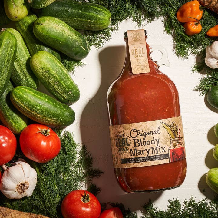 The Real Dill - Wholesale Cocktail Mix/Syrup - Original Bloody Mary Mix, 64 oz