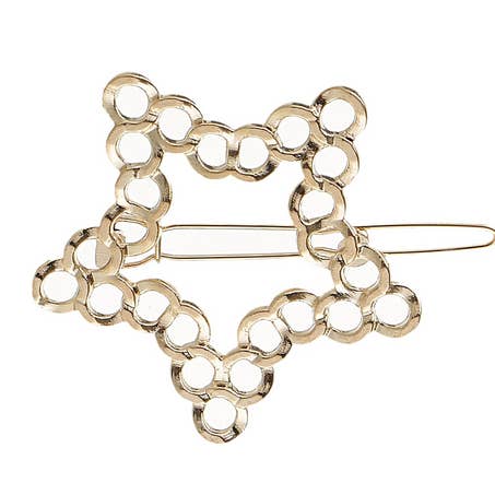 Star-shaped hair clip for wholesale by LS GROUP