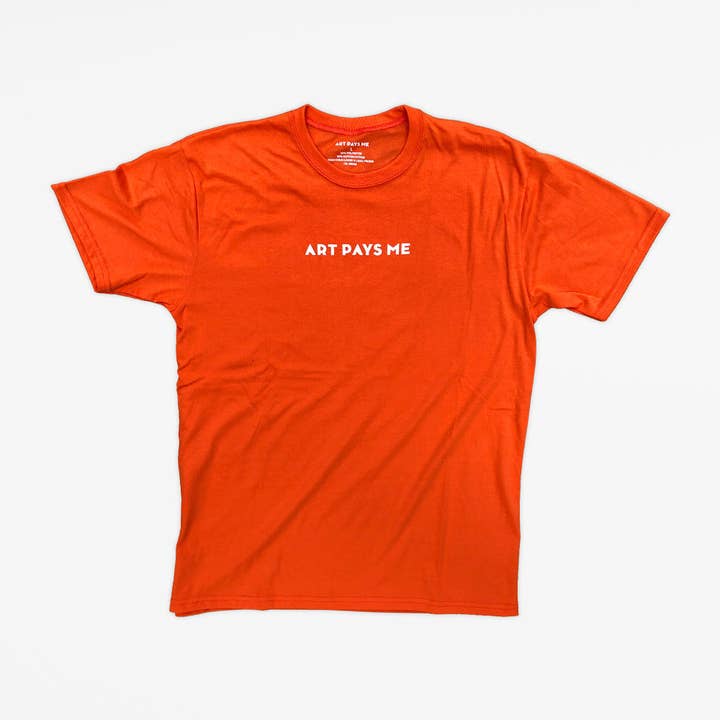 Logo Tee, Orange for wholesale by Art Pays Me