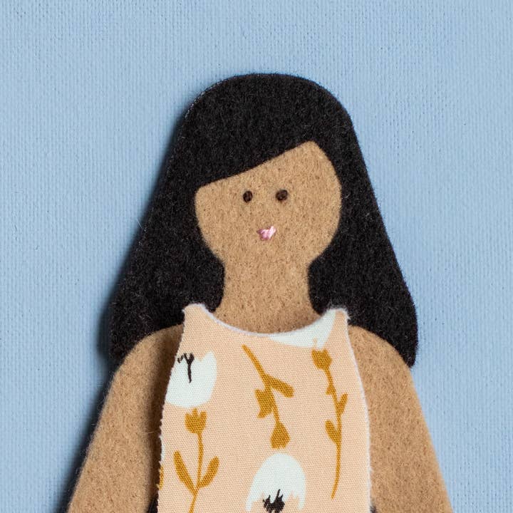 Lowercase Toys - Wholesale Doll - Kids - Felt Doll - Deluxe Set in Caramel