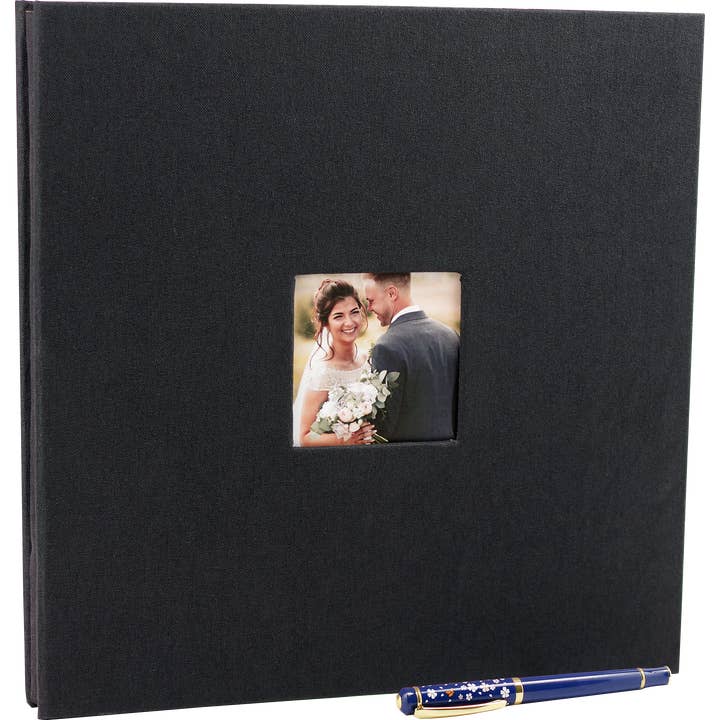 Peter Pauper Press - Wholesale Photo Album - Black Deluxe Photo Album (Holds 200 photos)