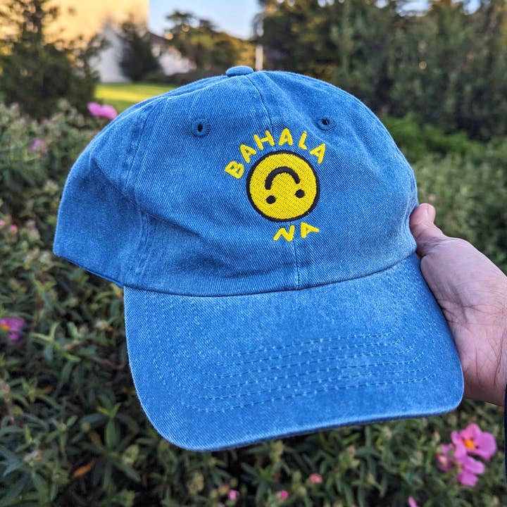 Bahala Na Embroidered Baseball Hat for wholesale by Le Petit Elefant