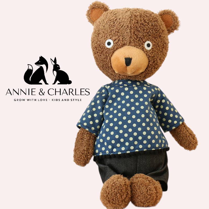 Annie & Charles – Engroshandel Plyslegetøj - Børn og baby – Annie & Charles® Bjørn6