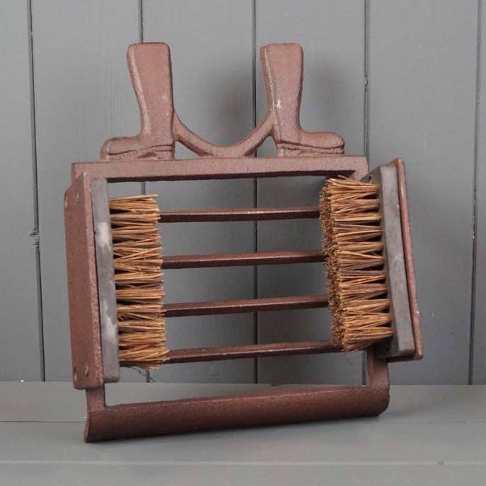 Cast Iron Boot Brush for wholesale by Satchville