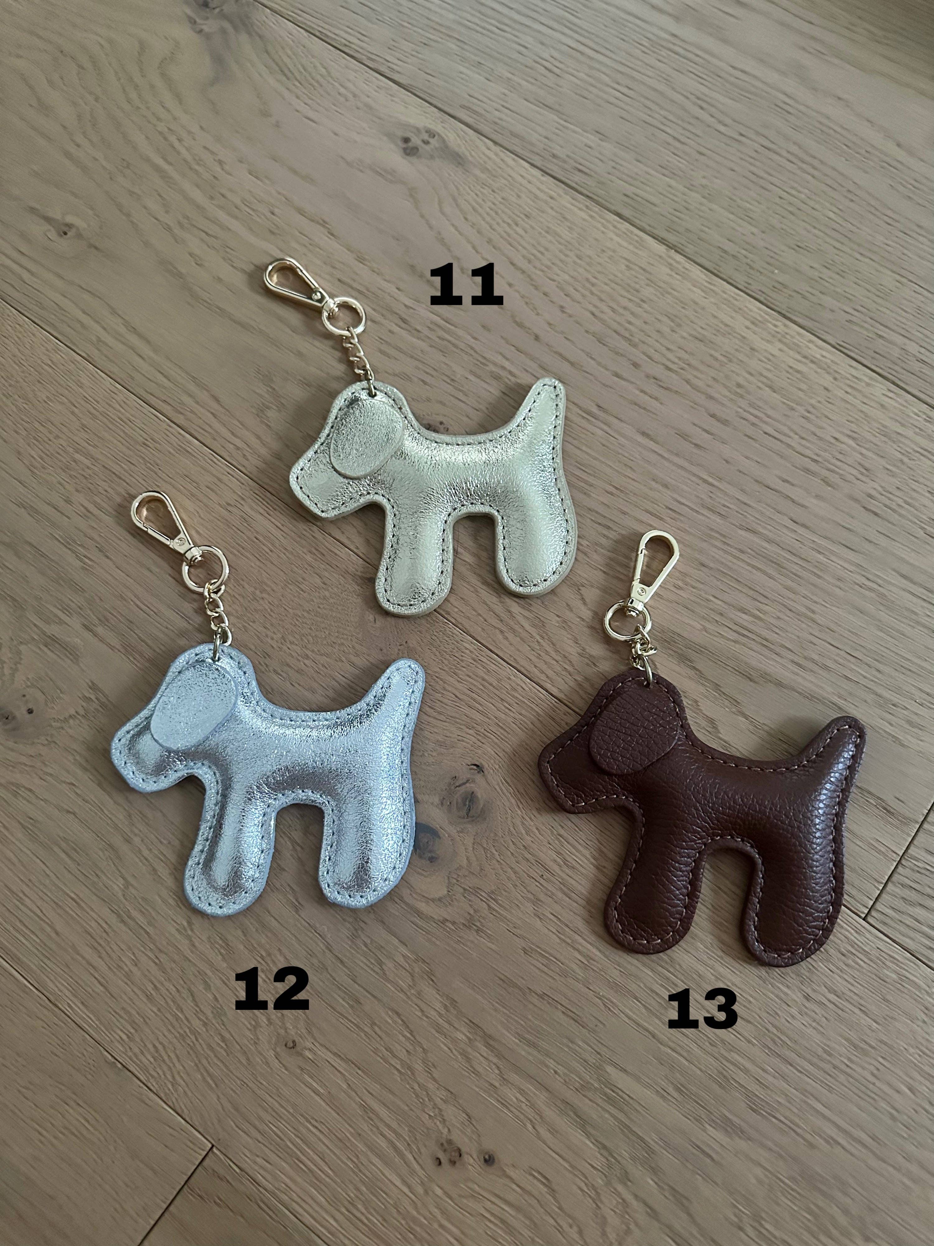 Zhade – wholesale Nyckelringar - Dam – Nyckelring hund - äkta läder3