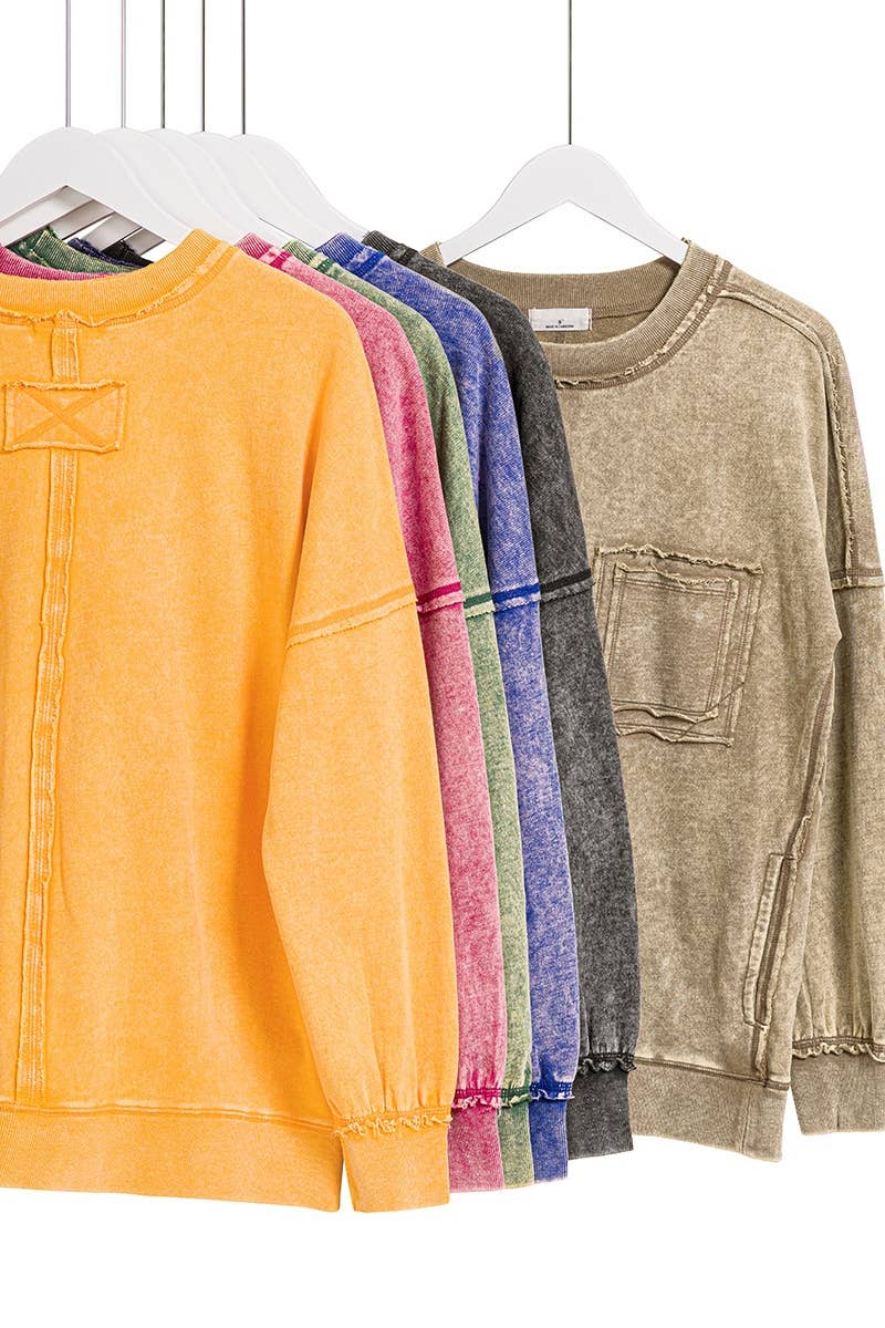 Distressed sweater wholesale online