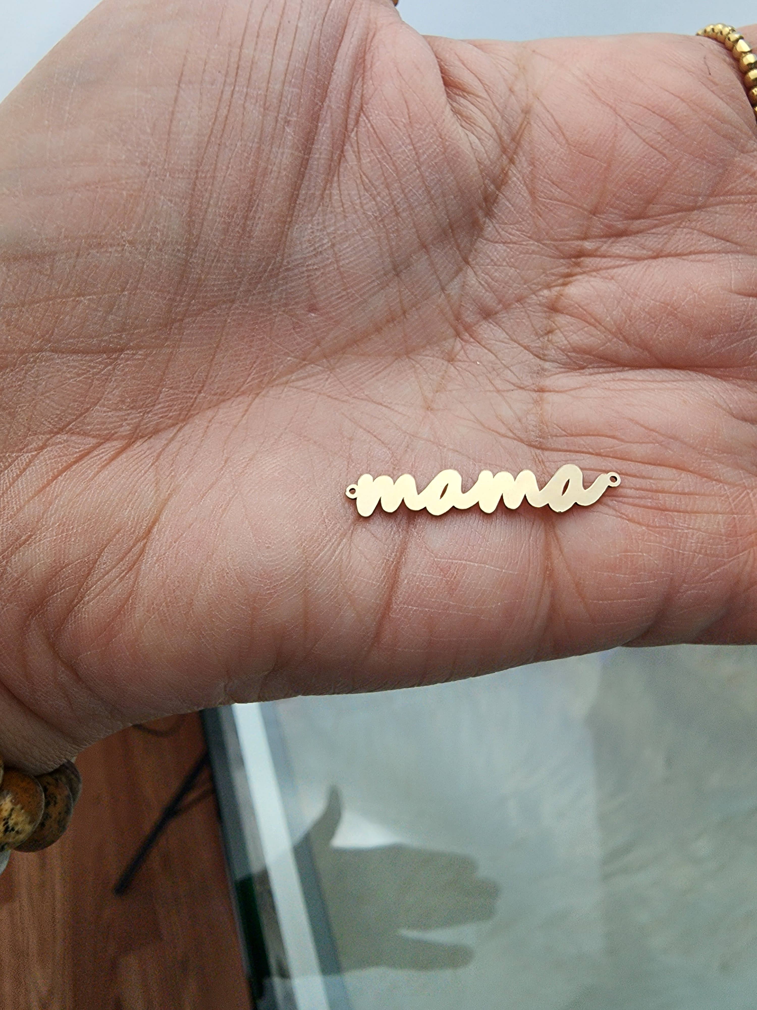 Tres Carmela - Vendita all'ingrosso Collana con ciondolo/pendaglio - Ciondolo Mama in oro riempito o argento sterling1