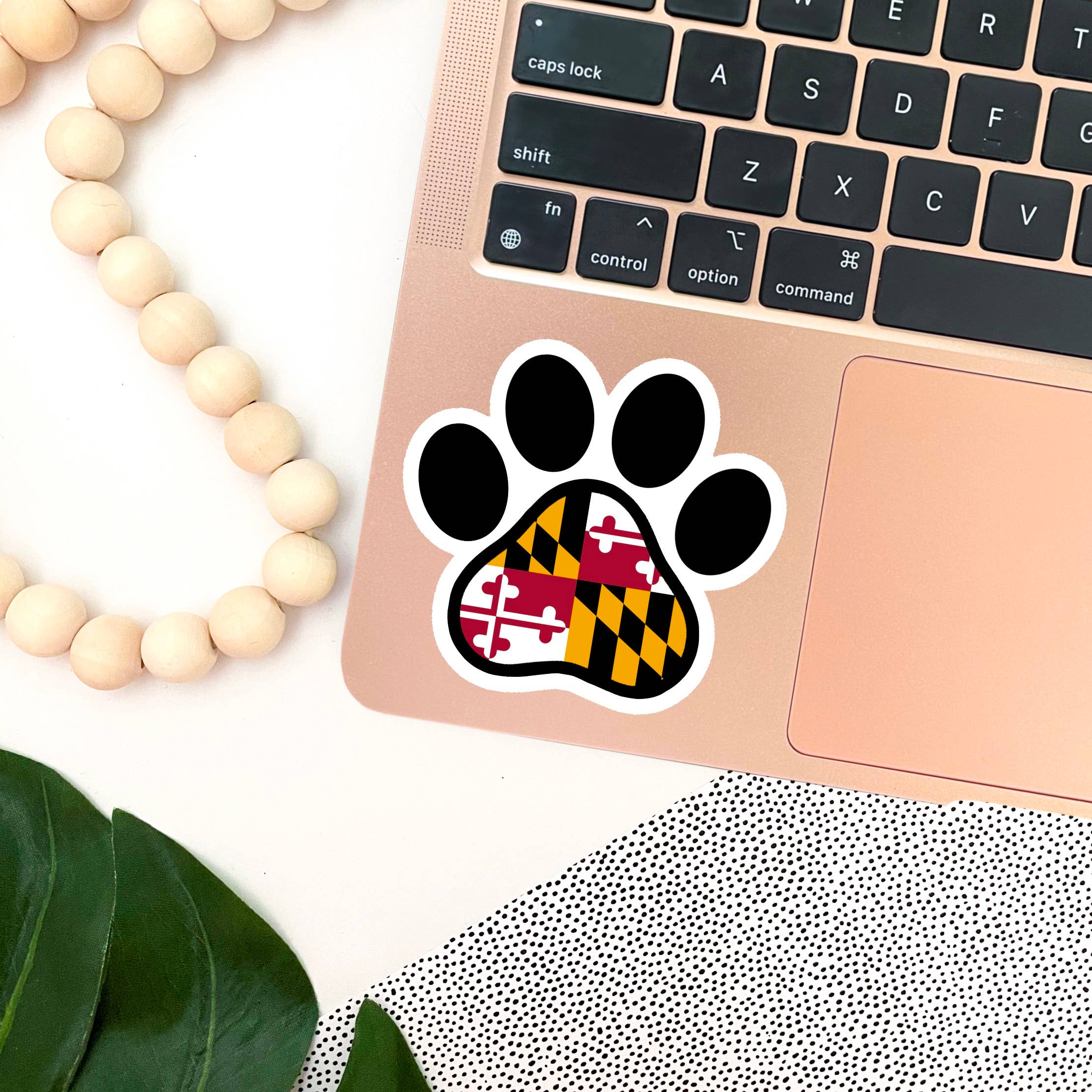 Jami Creates - Wholesale Sticker - Maryland Dog Paw Sticker2