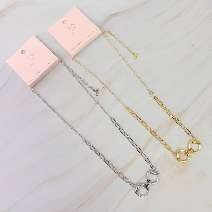 Ellison+Young - Vente Colliers à pendentif - Collier chaîne pendentif équestre9