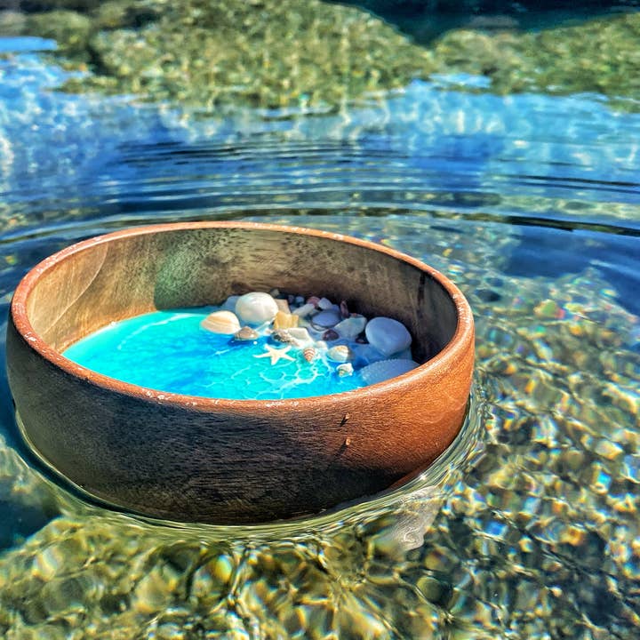 TBM Creations LLC - Wholesale Jewelry Dish - Made in Hawaii Medium Ocean trinket dish bowl | Jewelry dish2