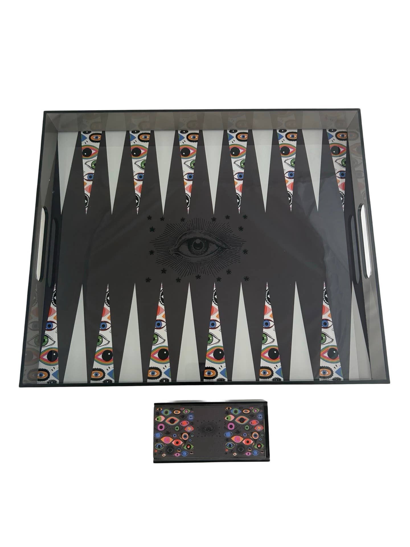 Maven Home - Wholesale Board Game - Game, Backgammon Tray - Evil Eye3