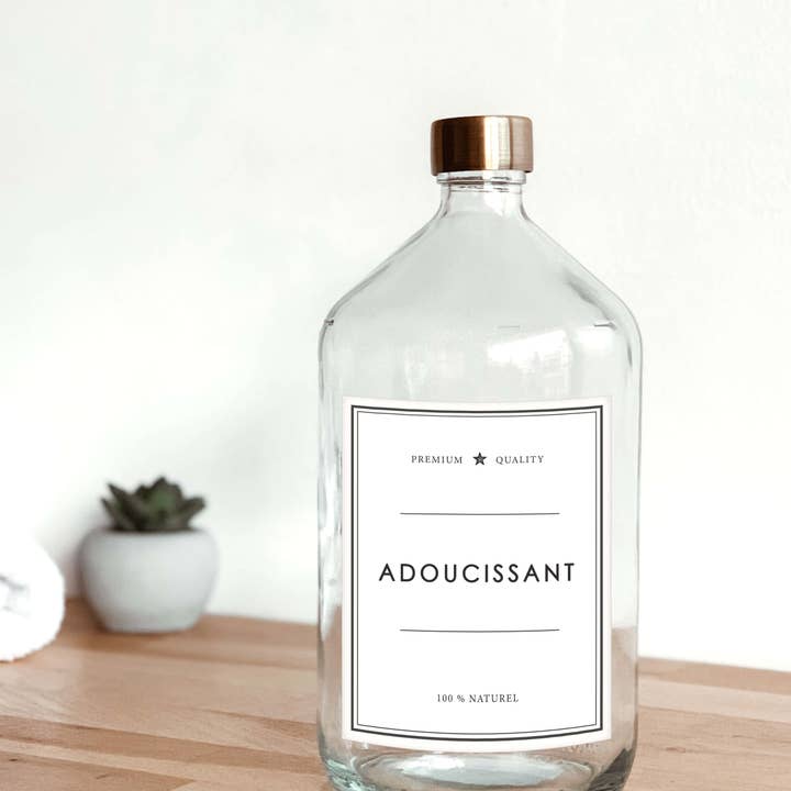 Les Flacons de l’Apothicaire - Wholesale Jar - fabric softener - clear bottle6