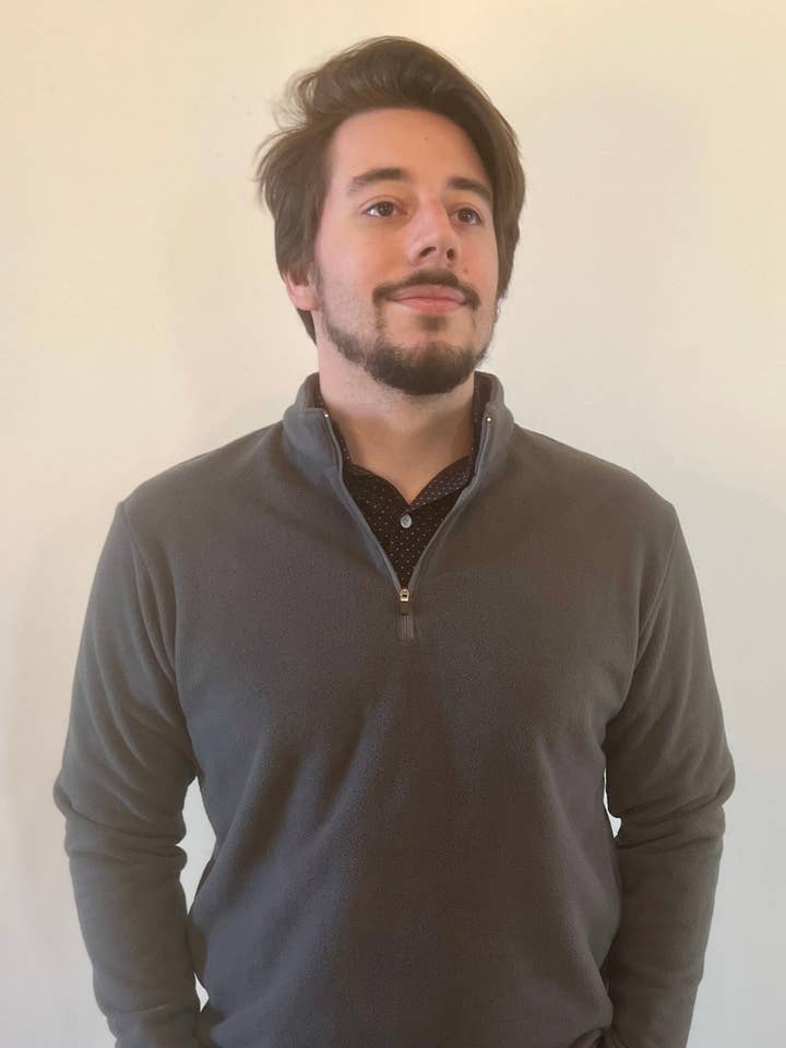 1/4 Zip Shaker Fleece- Charcoal for wholesale by JD Buck